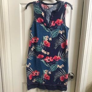 Tommy Bahama Blue and Red Tropical Dresses